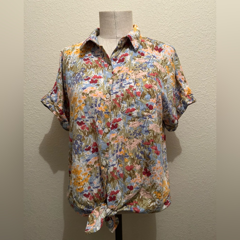 Floral Short Sleeve Shirt